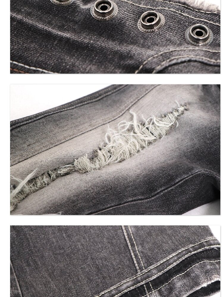 Stretch Hole Detachable Denim Pant【s0000016057】