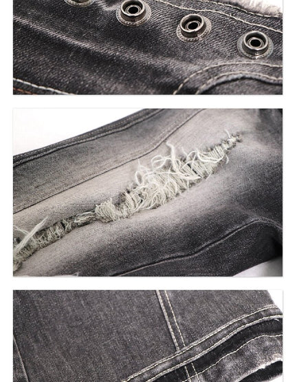 Stretch Hole Detachable Denim Pant【s0000016057】