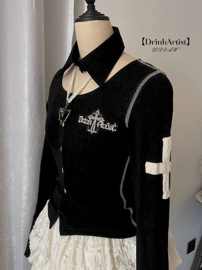 Cinching Short Cardigan T-Shir【s0000011343】