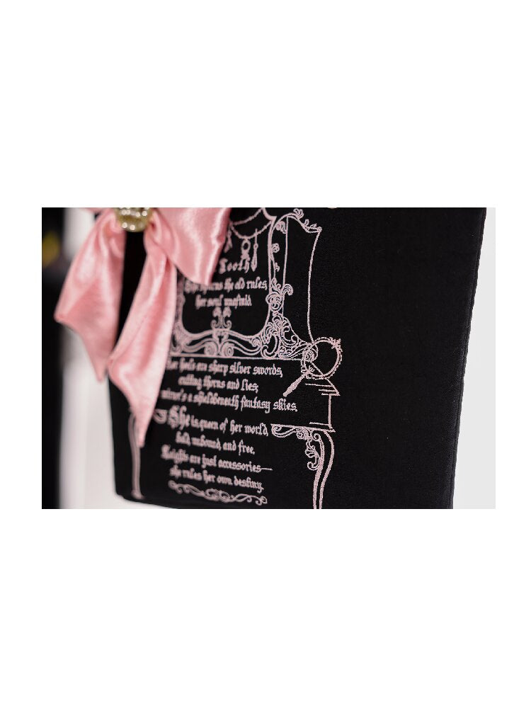 Embroidered Diamond Crown Tote Bag【s0000017142】