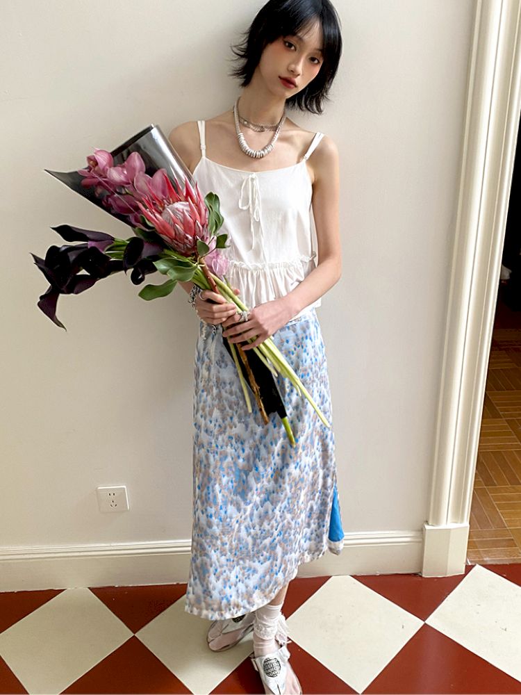 Pure white strapless tops【s0000012956】