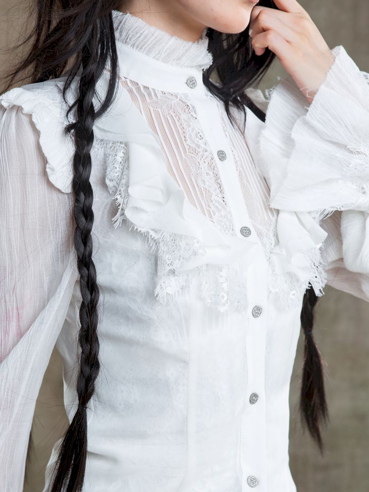 Chiffon Thin Sheer Top【s0000012653】