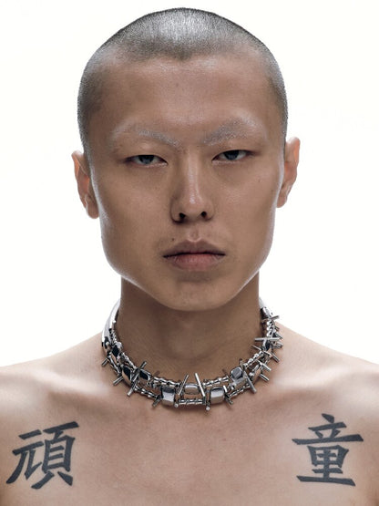 Illusory Heavy Duty Punk Choker Chain【s0000018814】
