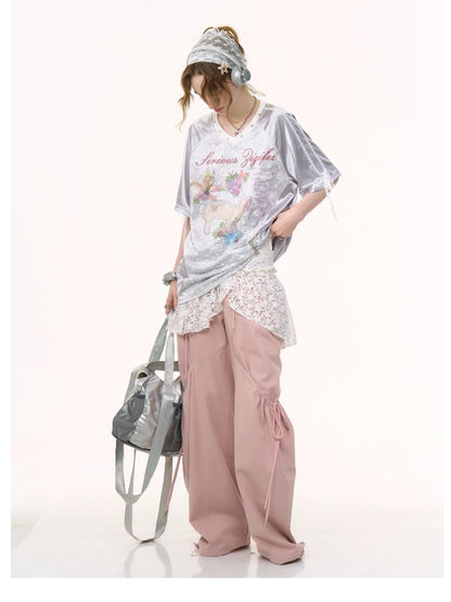 Straight Wide Leg Workwear Casual Pants【s0000012237】
