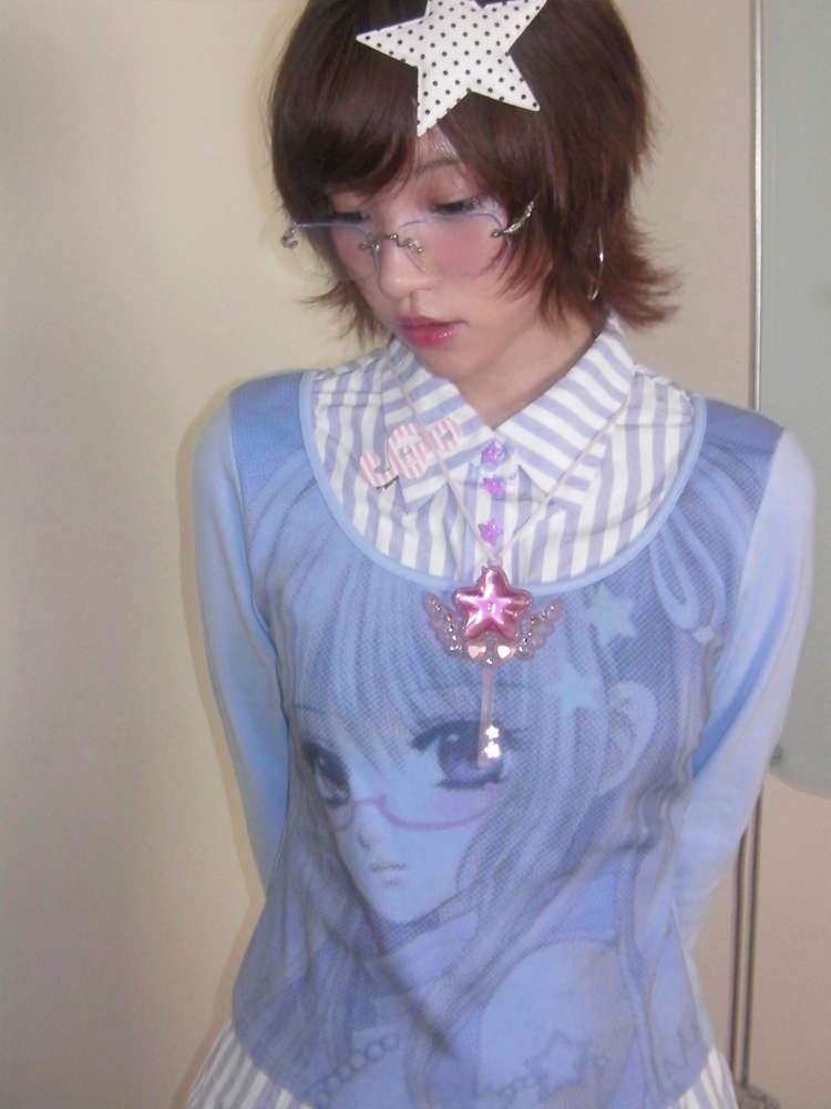 Dreamcore Star Wings Magic Wand Necklace【s0000014700】