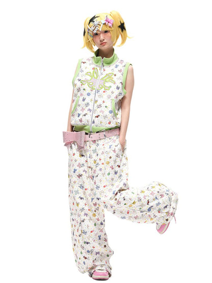 Sticker Printed Vest【s0000012592】