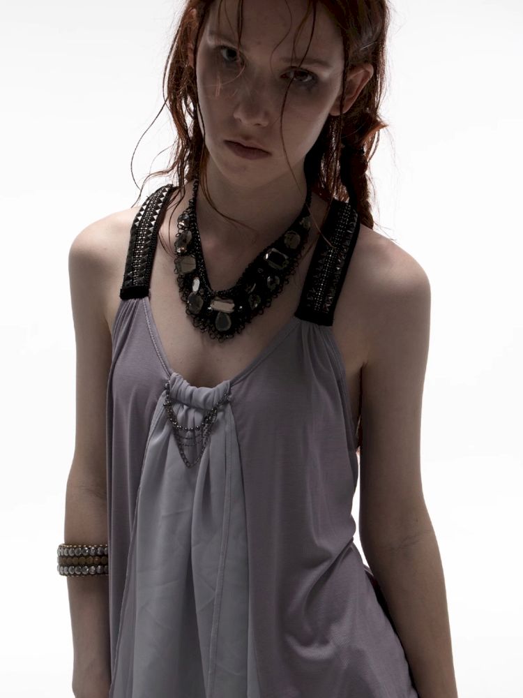 Loose A-line Y-shaped Doll Tank Top【s0000012711】