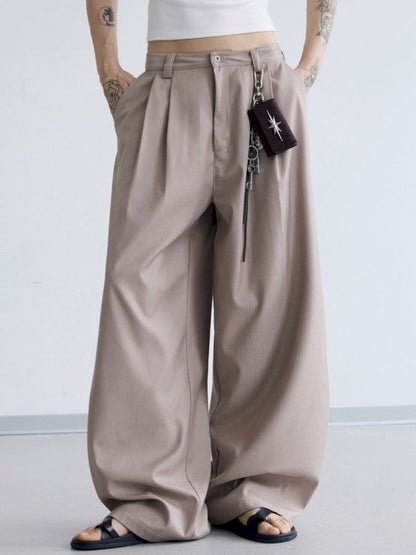Drape Straight Leg Western Pants【s0000012472】