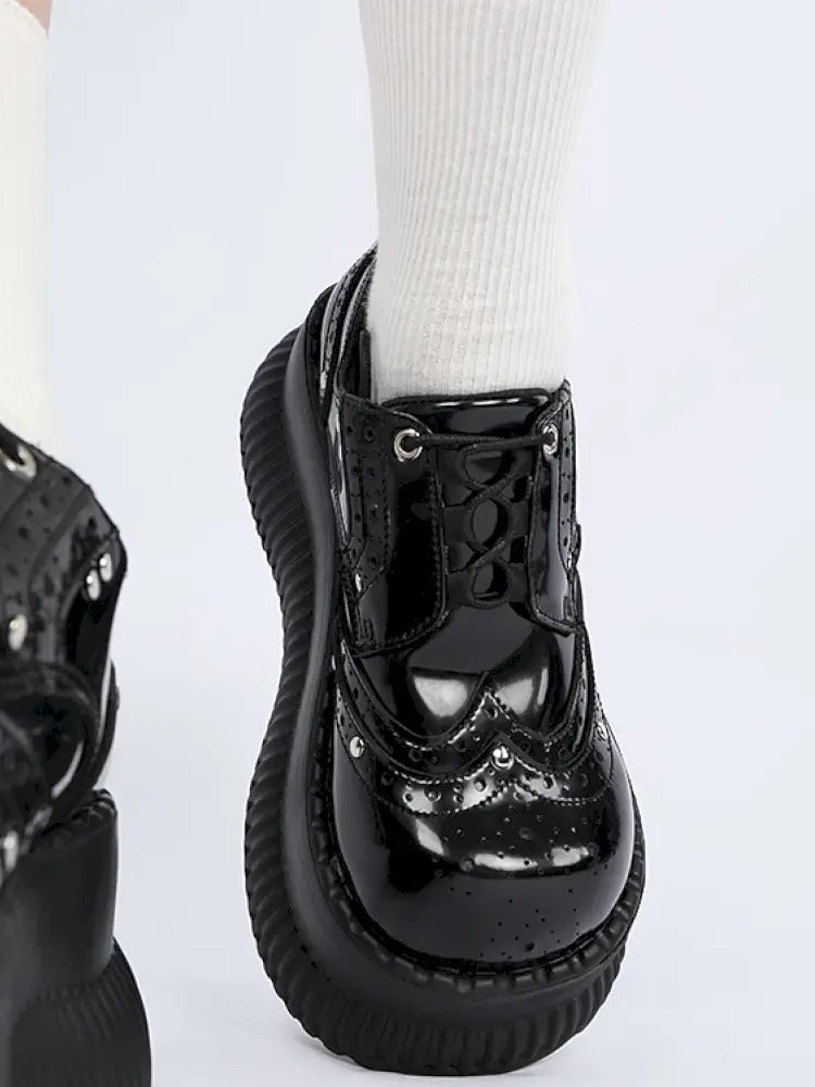 Sweet & Edgy Girls' Chunky Sole Sneakers【s0000014179】