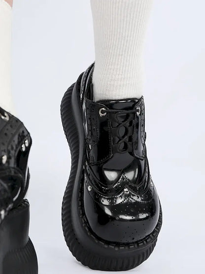 Sweet & Edgy Girls' Chunky Sole Sneakers【s0000014179】