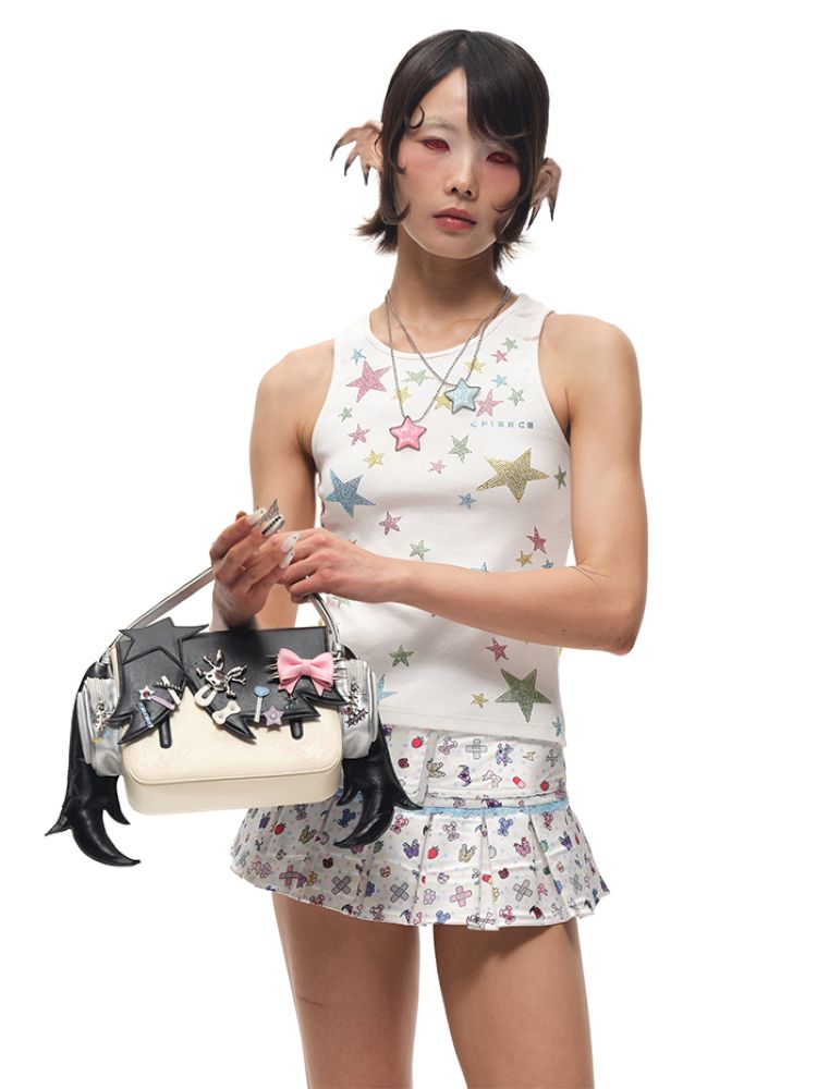 Pentagram Ribbed Vest【s0000012600】