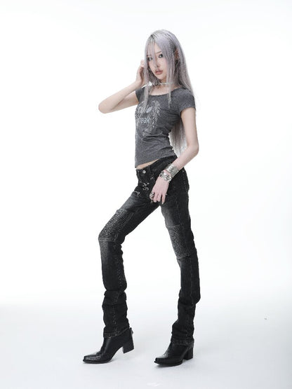Diamond Wing Stretch Slim T-Shirt【s0000017144】