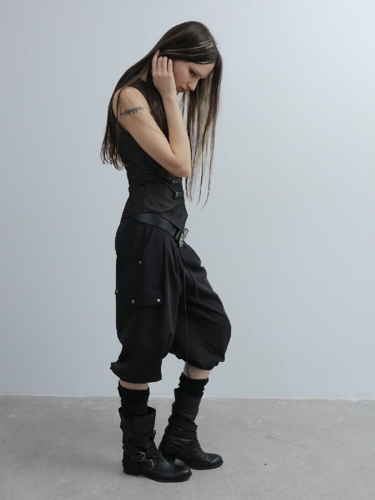 Cargo Pocket Loose Suit Pants【s0000016571】