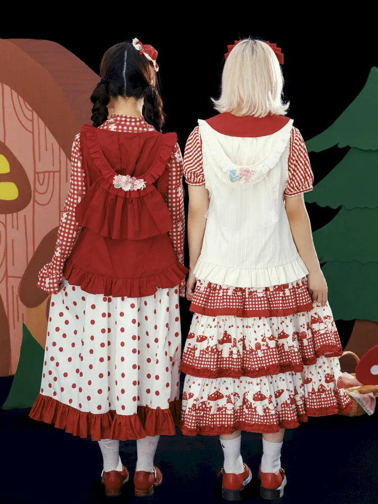 Embroidered Floral Headpiece Vest【s0000013934】