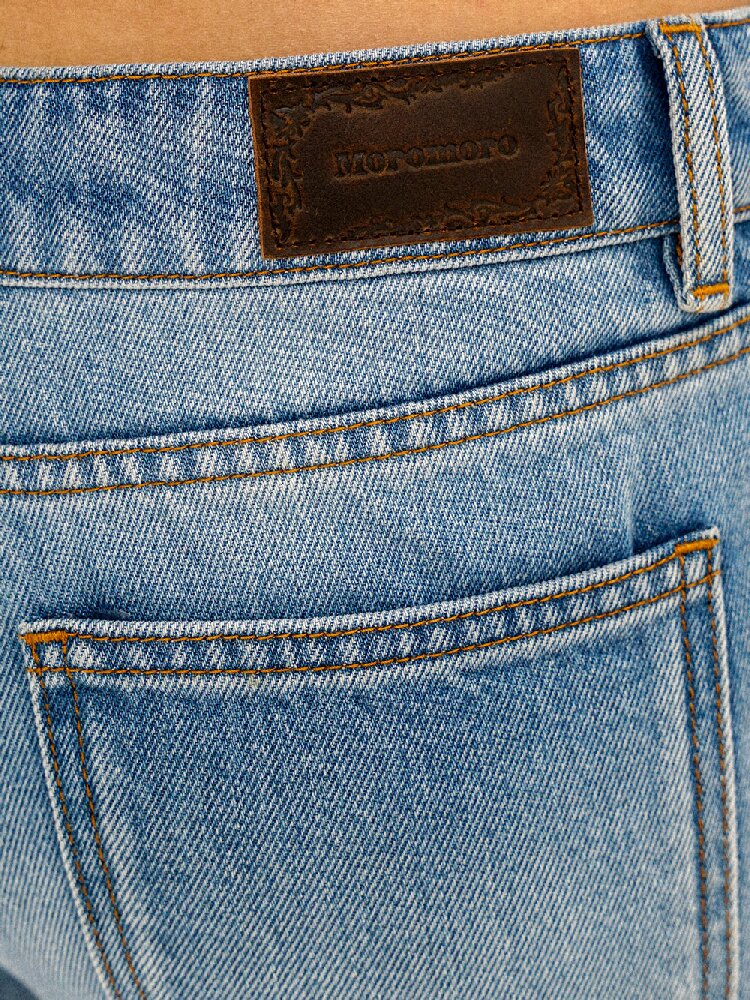 Lyocell Acetic Acid Bootcut Jeans【s0000016423】