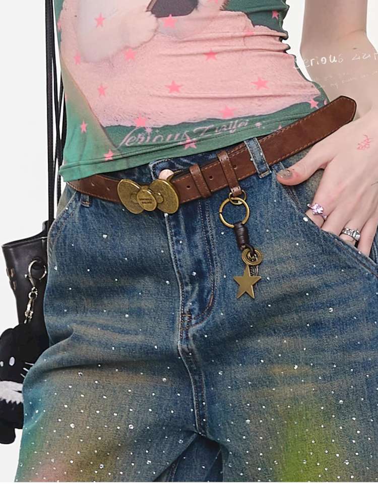 Skirt Belt Bow Metal Head Belt【s0000015423】