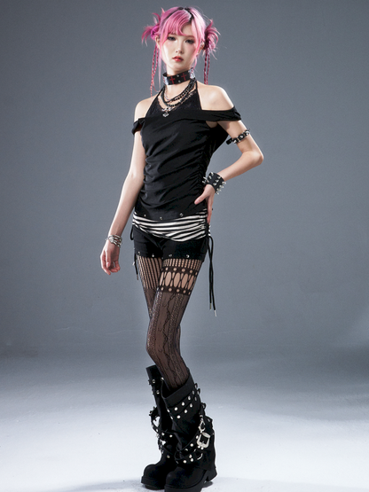 Low-Waist Knitted Bodycon Shorts【s0000012948】