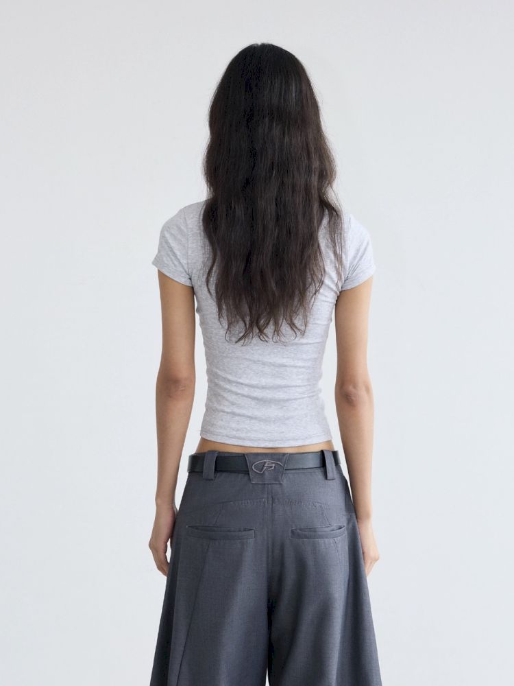 Overlay Slim short T-shirt【s0000012478】