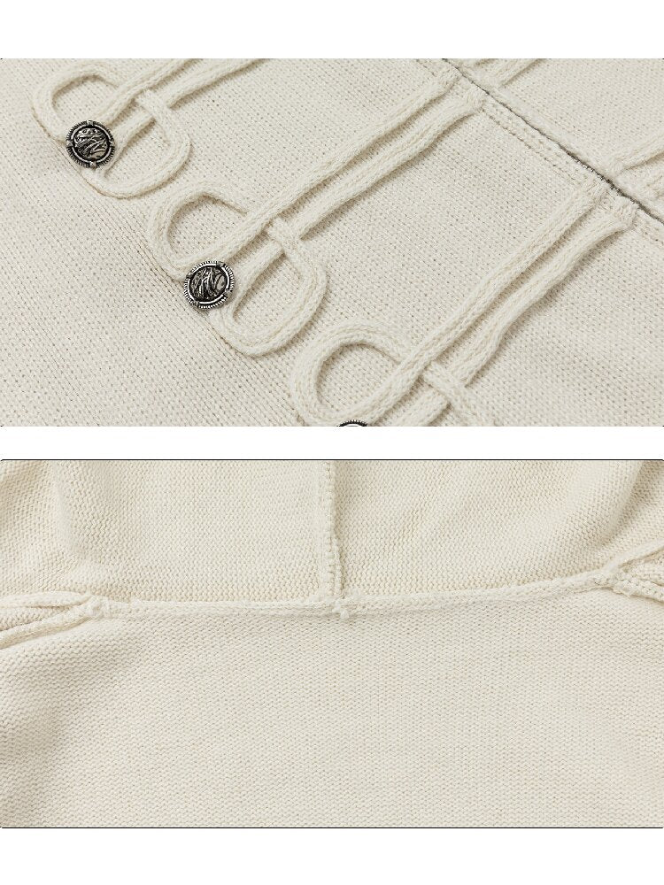 Chain Vintage Napoleon Hooded Sweater【s0000018546】