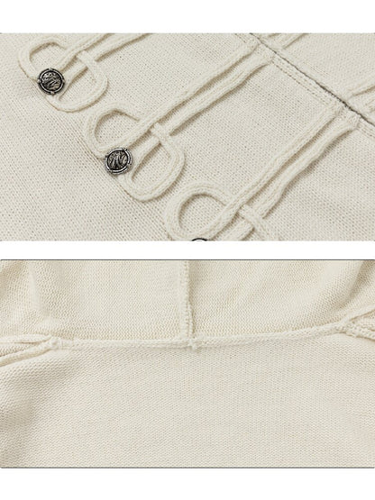 Chain Vintage Napoleon Hooded Sweater【s0000018546】
