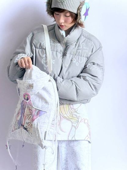 Double-Shoulder Drawstring Bag【s0000014441】