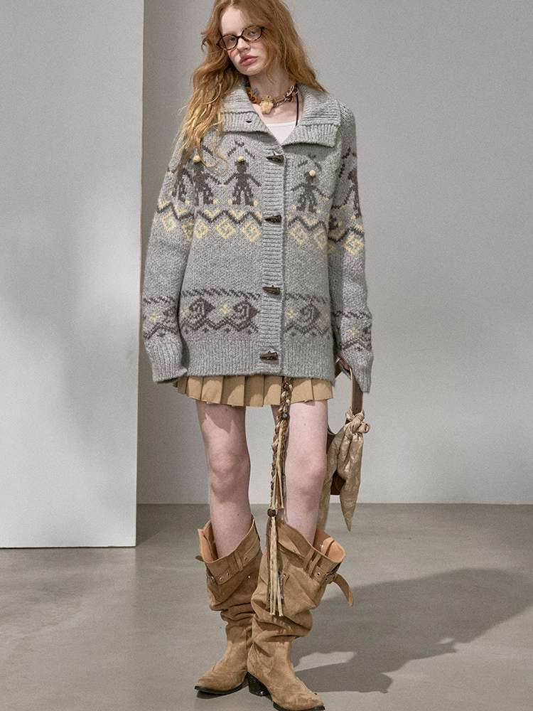 Furball Knitted Cardigan Jacket【s0000015222】