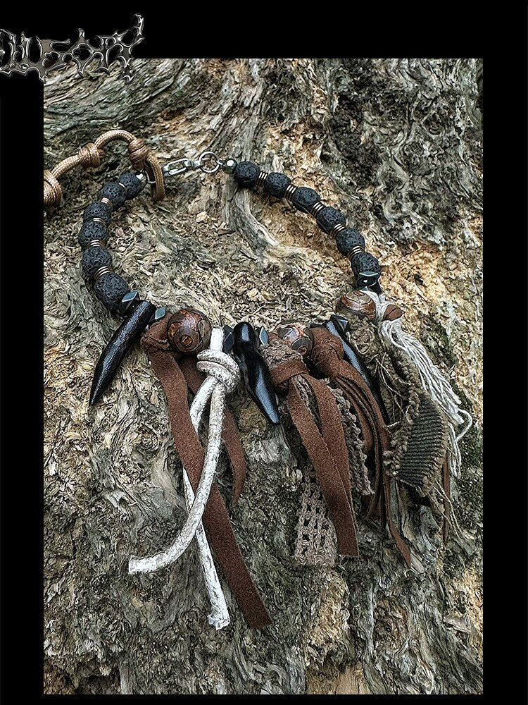 Handmade Wasteland Punk Choker【s0000018891】