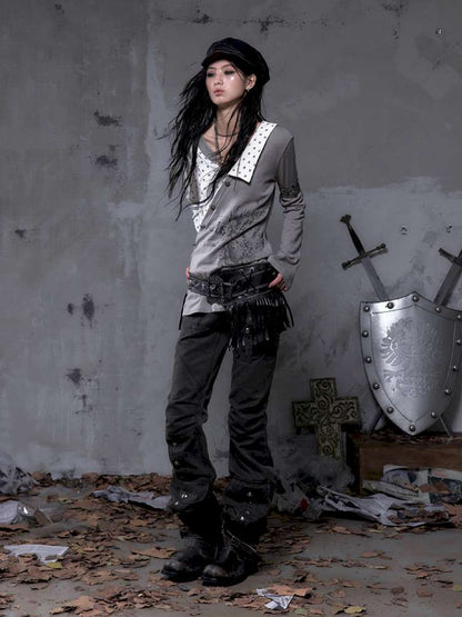 Five-Pointed Star Knit Base Top【s0000014655】