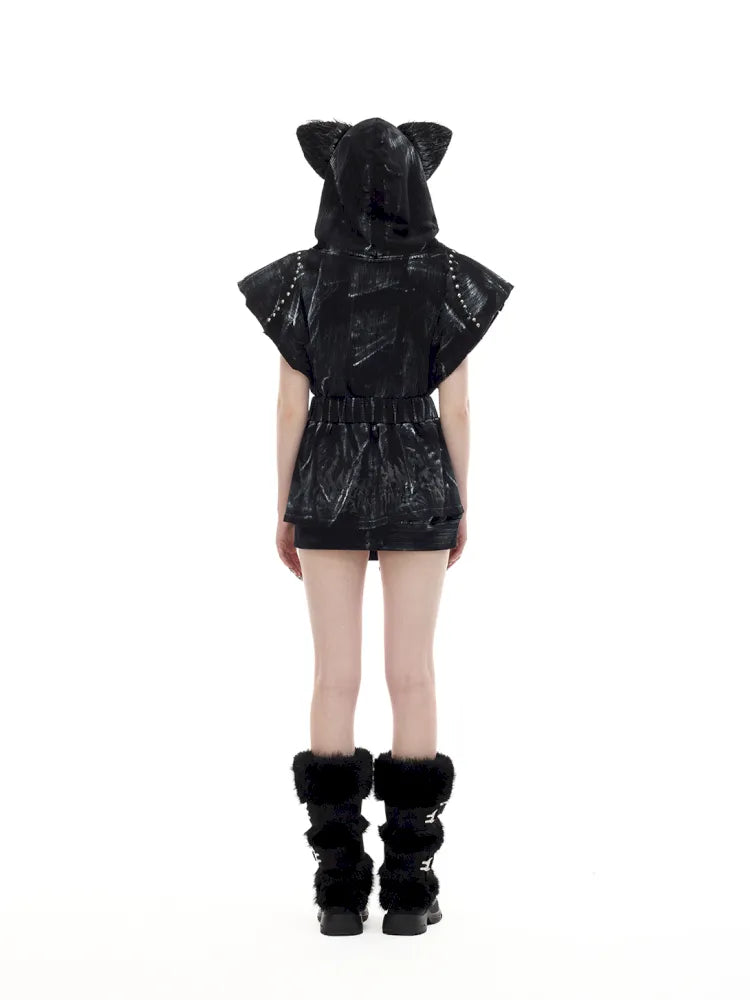 Punk Layered Zipper Y2K Mini Skirt【s0000014015】