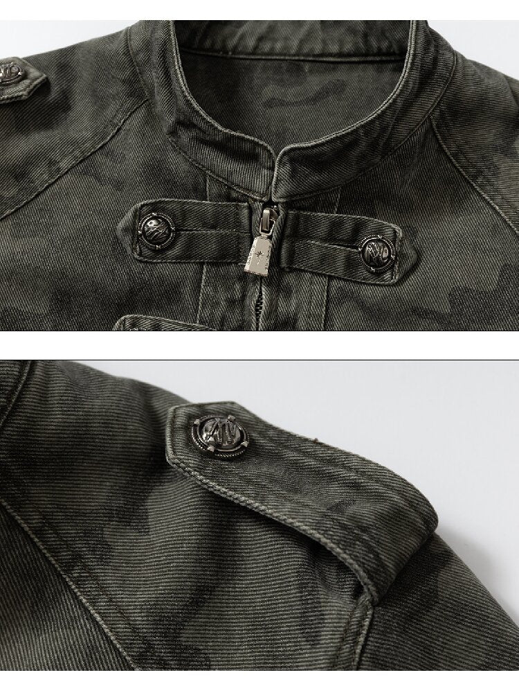 Vintage Camouflage Cargo Jacket【s0000016262】