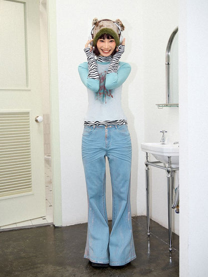 rayed Microblend Denim Trousers【s0000011639】