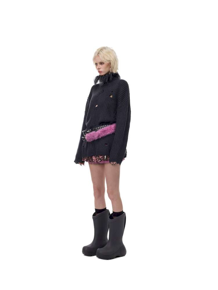 Electric Moon High Collar Sweater【s0000015114】