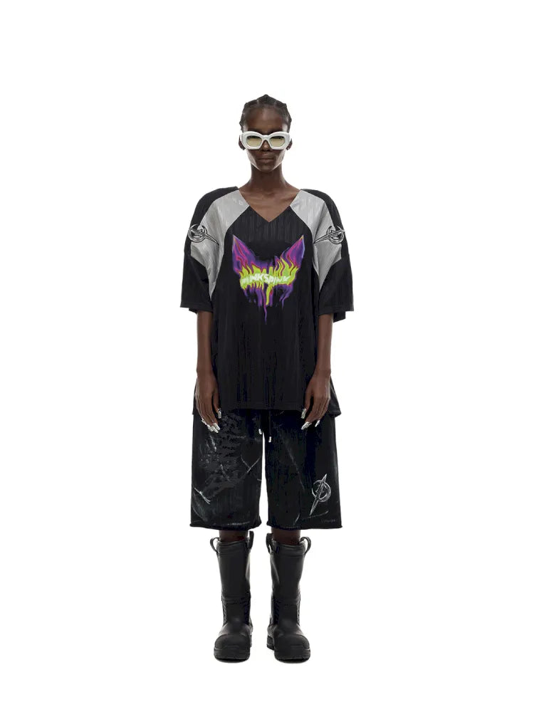 Electric Moon Flame Cat Jersey【s0000014008】