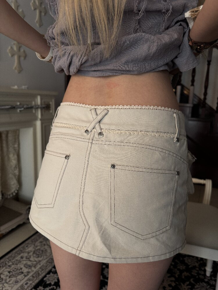 Love Letter Embroidered Shorts【s0000017979】