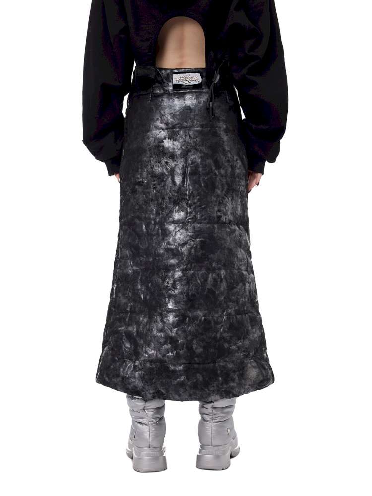Silver Electric Moon A-line Skirt【s0000015135】