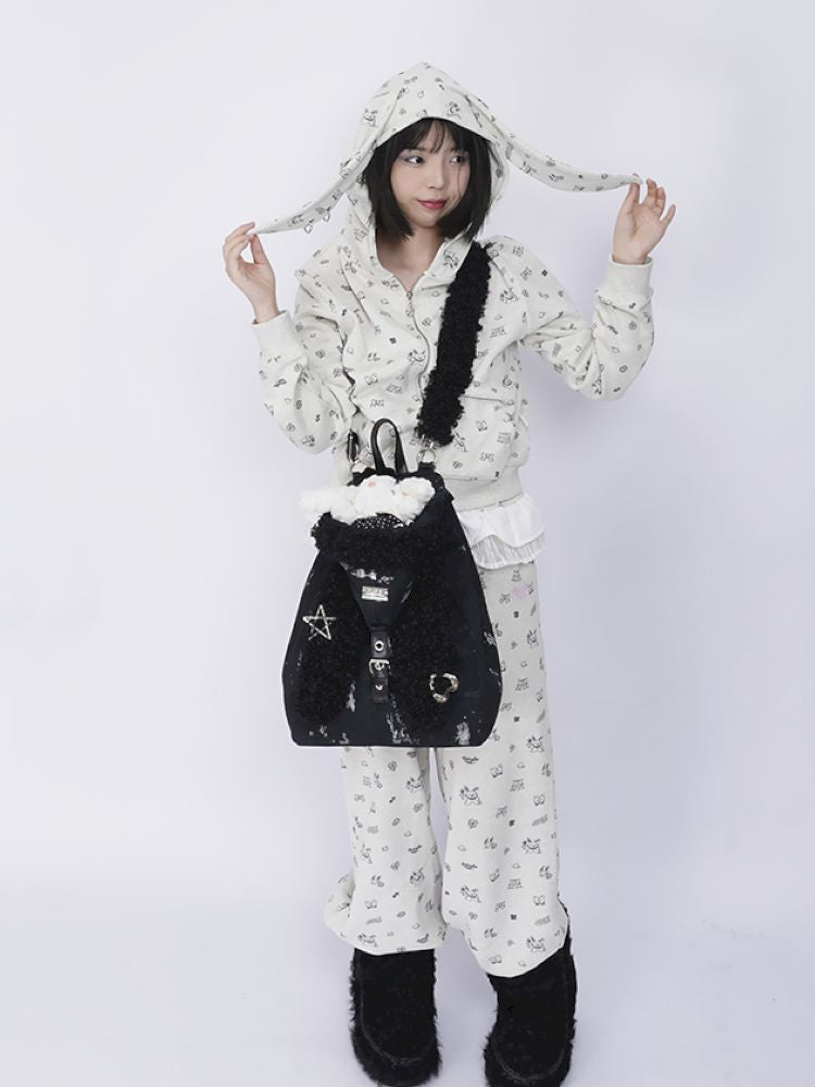 Setting rabbit ears shoulder bag 【s0000013725】