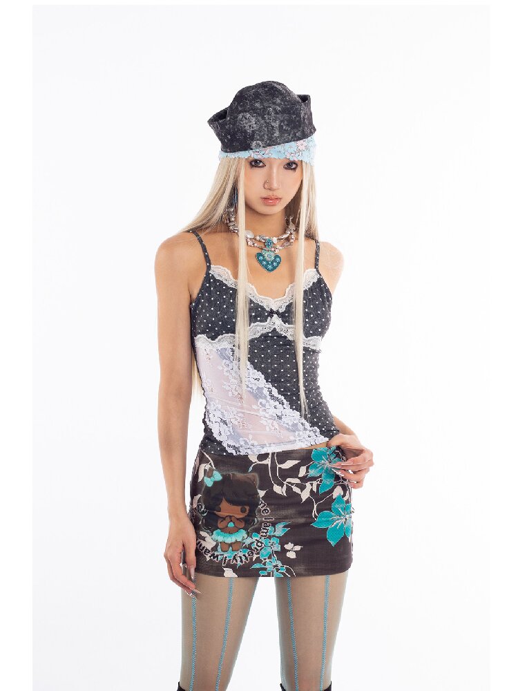 Retro Mood Cartoon Skirt Skirt【s0000018055】