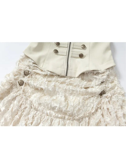 Asymmetrical Halter Neckline Dress【s0000013942】