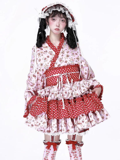 Vintage Girl Half-body Skirt【s0000012187】