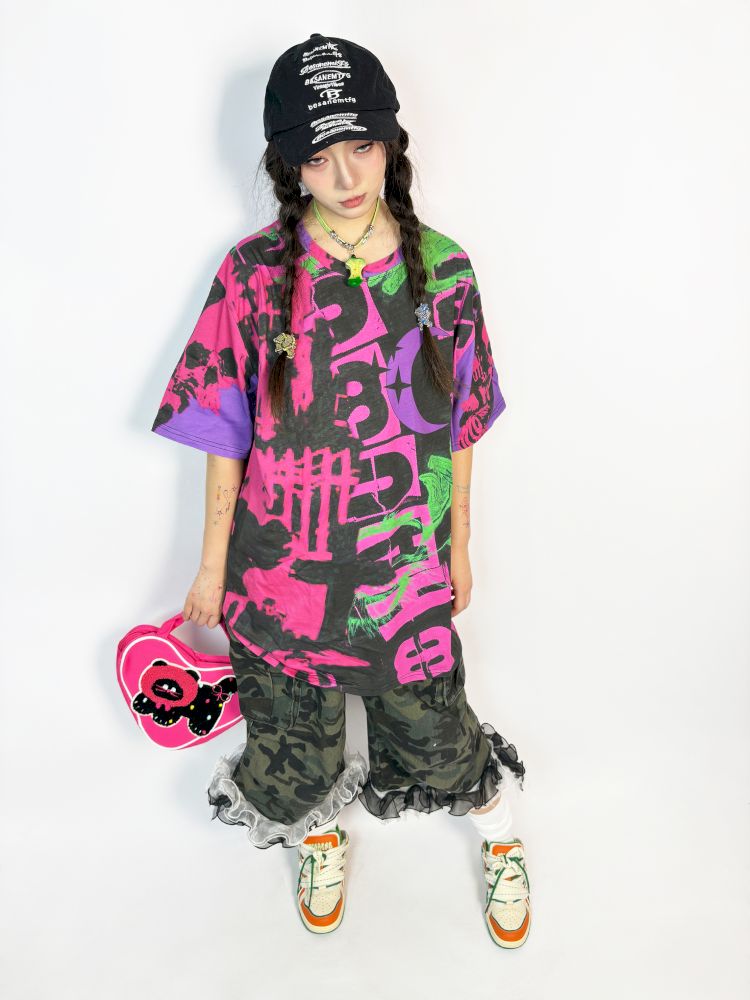 Loose Positive Shoulder T-Shirt【s0000013730】