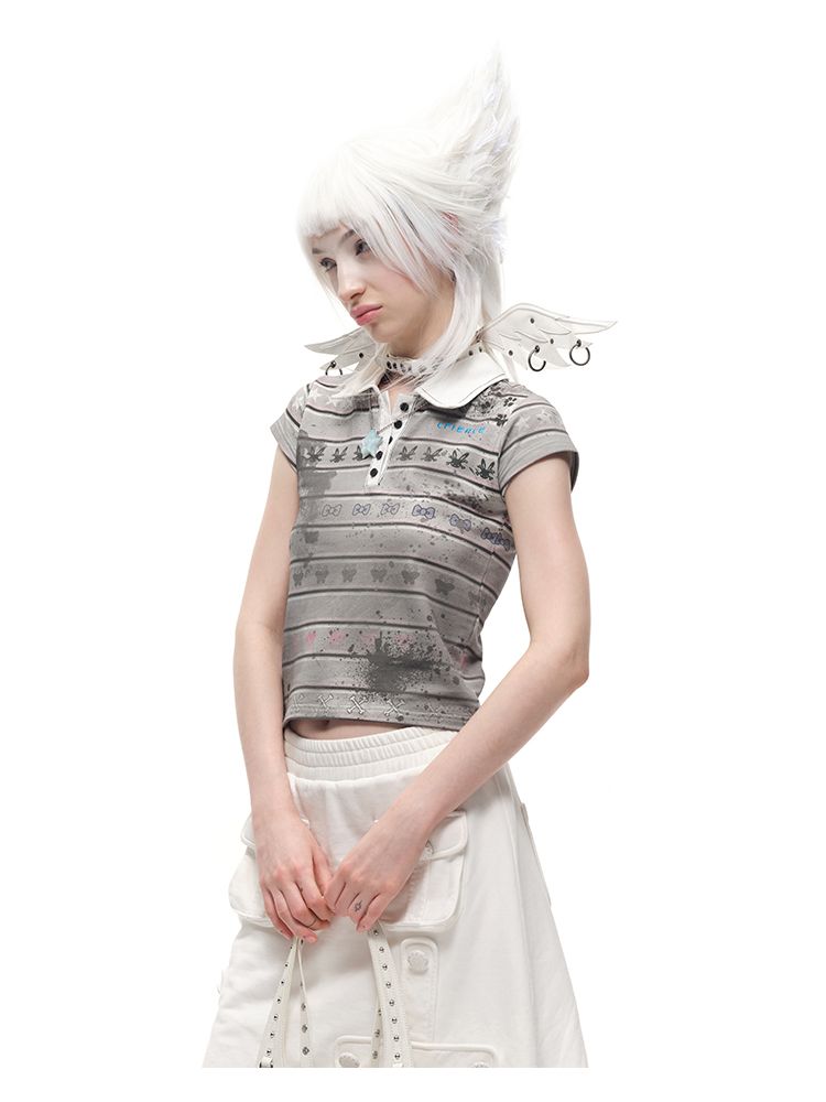 Dirty Polo Shirt【s0000012583】