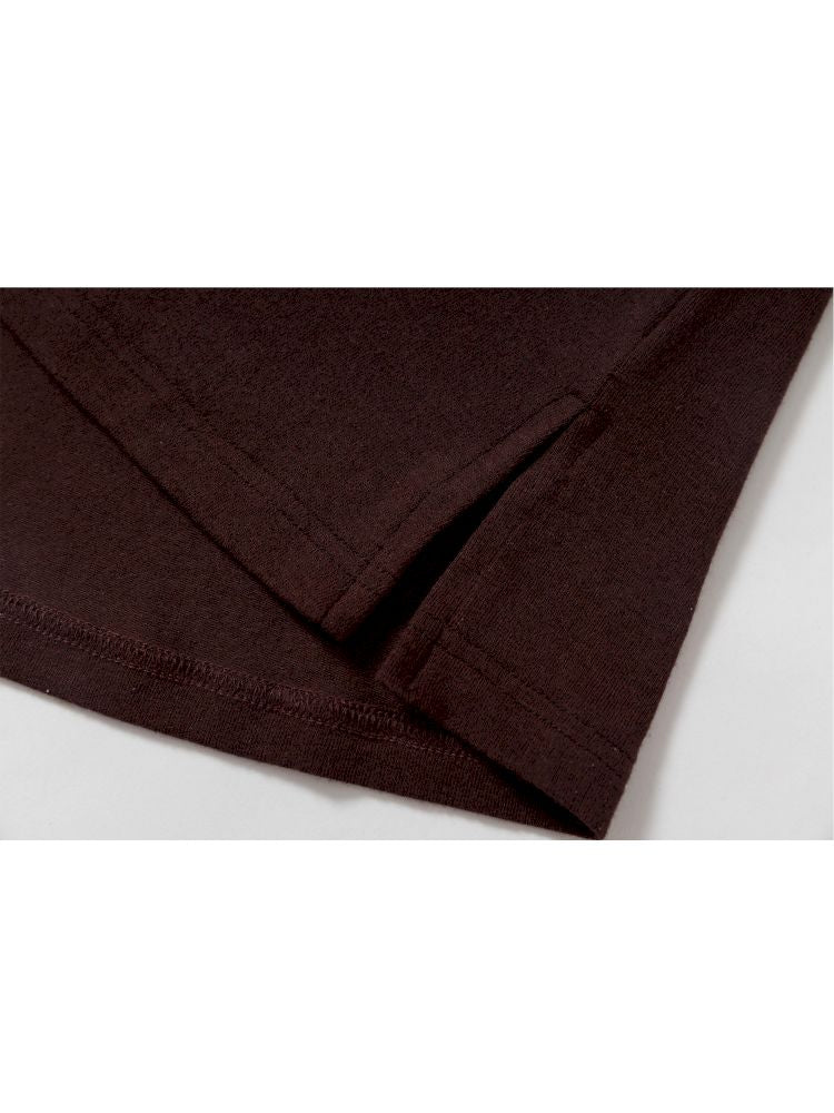Bubble Sleeve Stretch Short Sleeve T-Shirt【s0000012617】