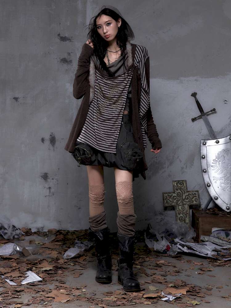 Workwear Flower Bud Skirt【s0000014463】