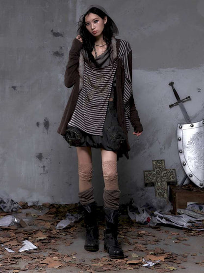 Workwear Flower Bud Skirt【s0000014463】