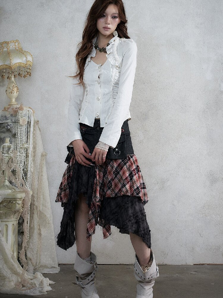 Medieval Heavy Work Lace Shirt【s0000017985】