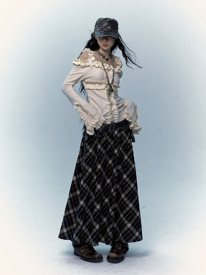 Long A-line Skirt【s0000011435】