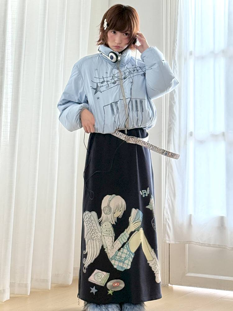 Zipper Half-Length Skirt【s0000014443】