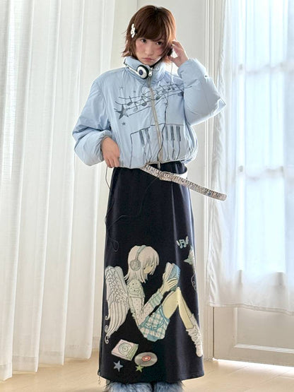 Zipper Half-Length Skirt【s0000014443】