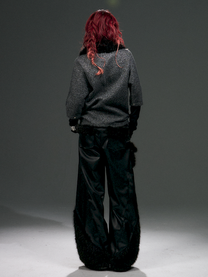 Wing Bat Sleeve Detachable Knit【s0000015013】