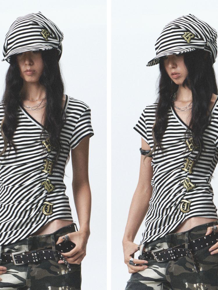 Two-color shaped pile hat【s0000012687】